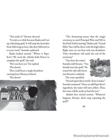 Kwame's Magic Quest #3: Bite of the Kaba Lagoon interior page 4