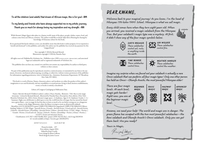 Kwame's Magic Quest #2: Race to the Magic Mountain interior page 1