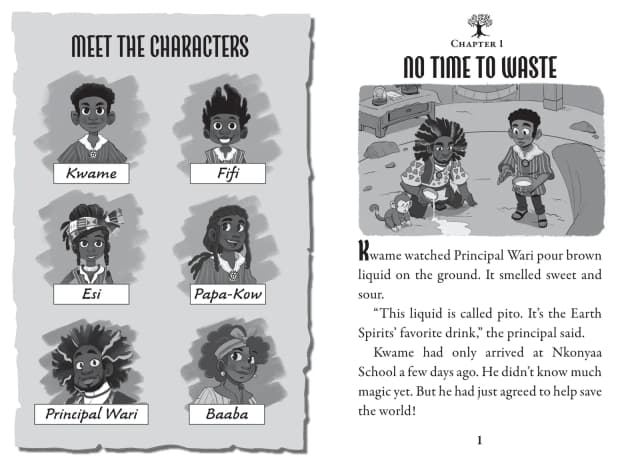 Kwame's Magic Quest #2: Race to the Magic Mountain interior page 2