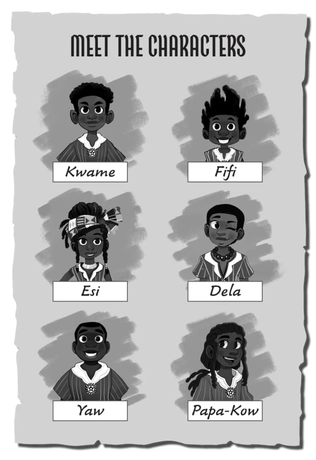 Kwame's Magic Quest #1: Rise of the Green Flame interior page 4