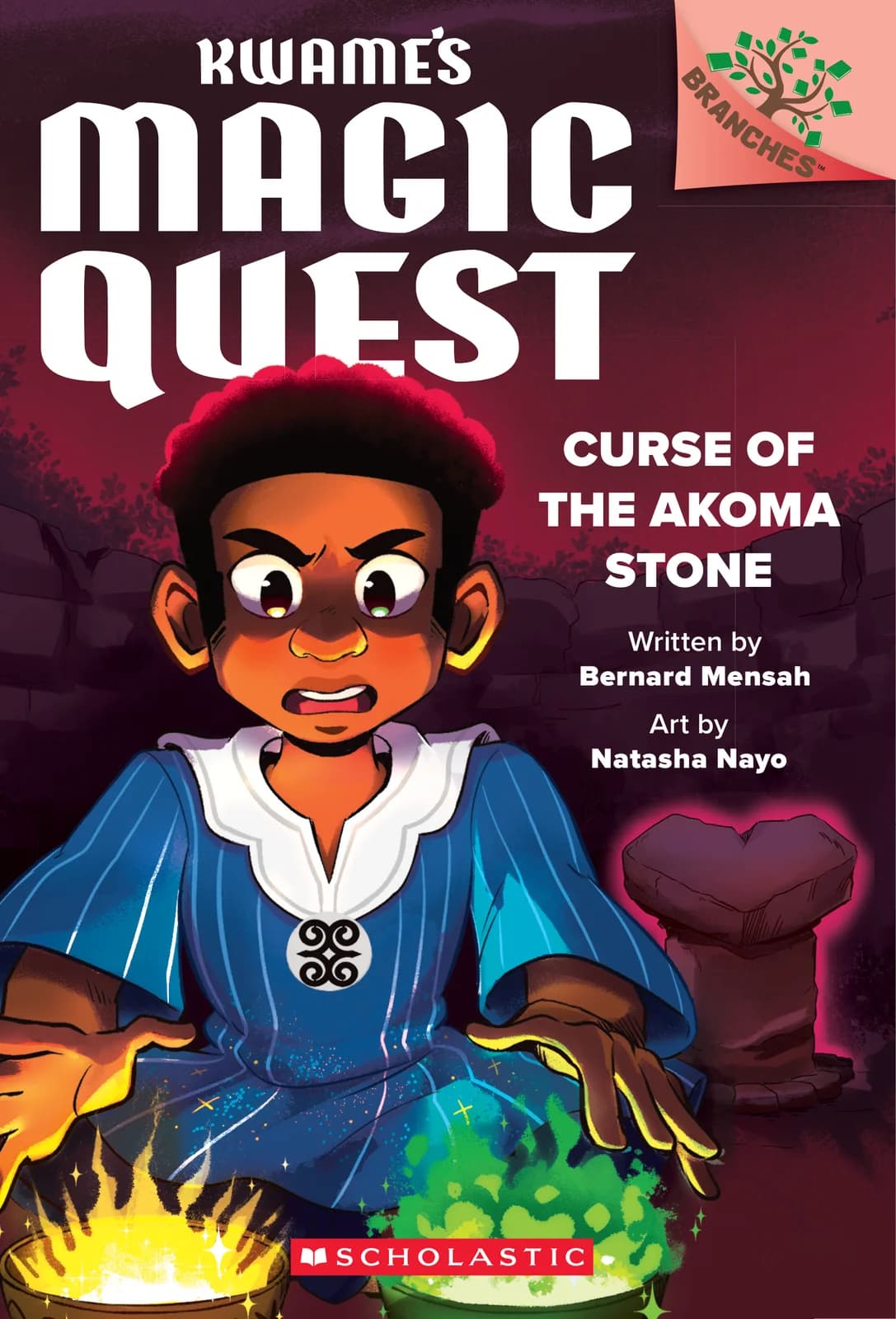 Kwame's Magic Quest #4: Curse of the Akoma Stone book cover